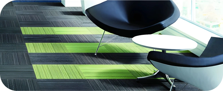 Commercial area with Tile Carpet